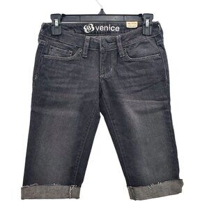 Pacsun | Bullhead Women's Venice Black Cuffed Hem Bermuda Short NWT Junior's‎ 00